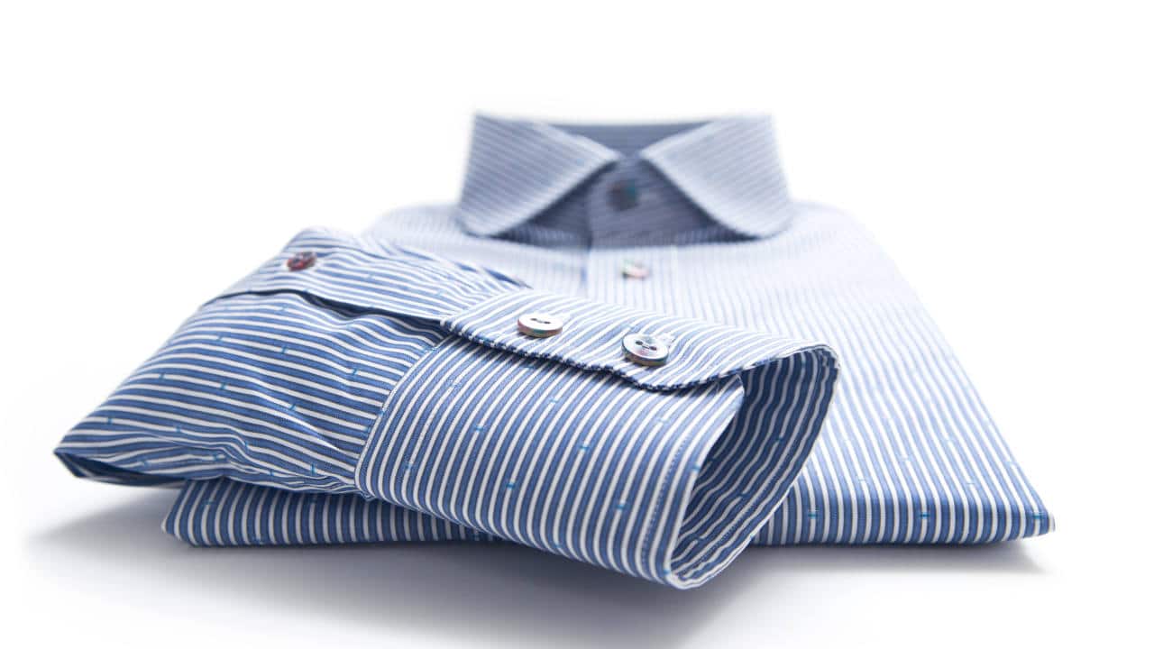 Herrenhemd, blau weiss gestreift, smart casual Hemd